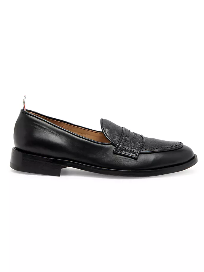 

Мягкие пенни-лоферы Thom Browne, черный