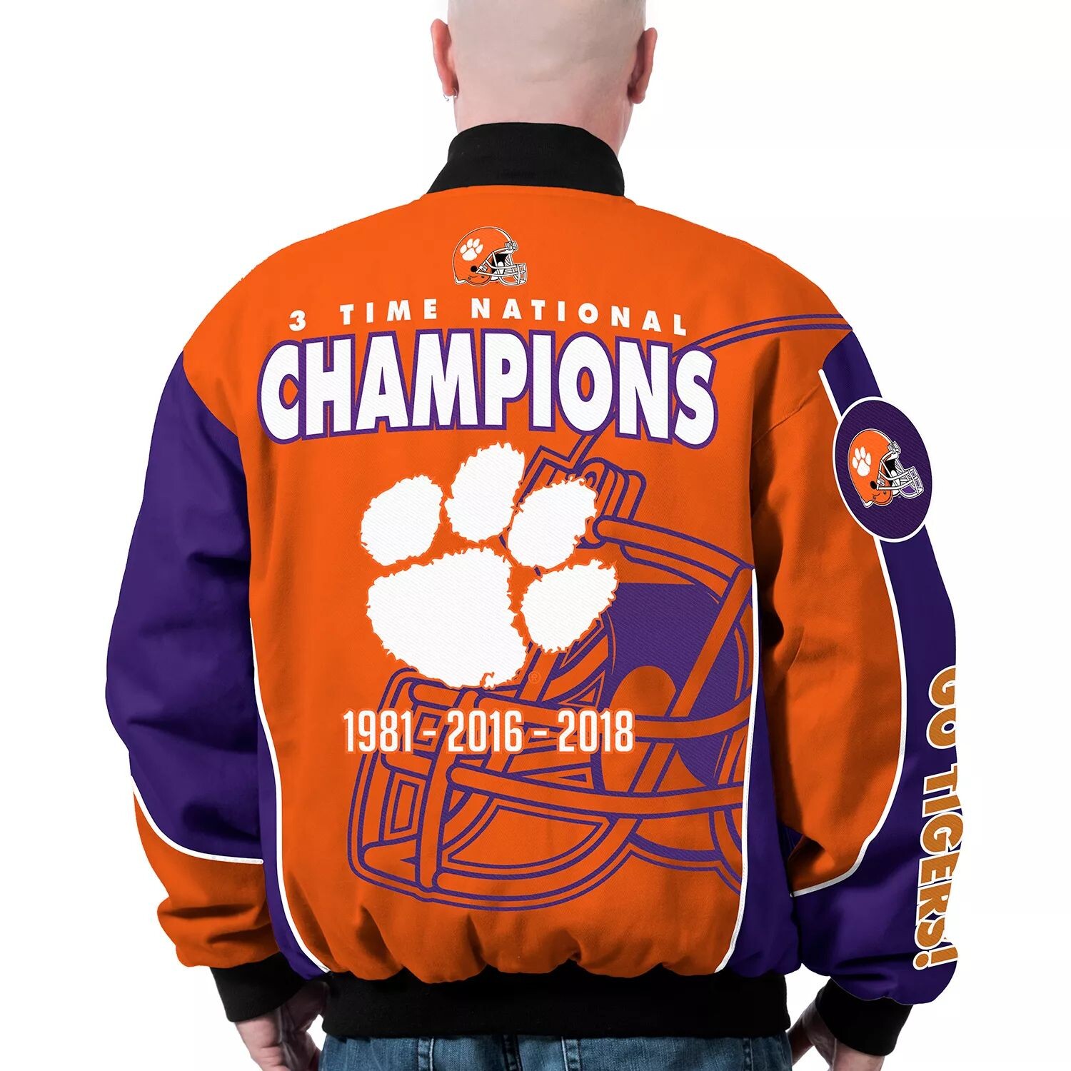 

Мужская саржевая куртка Clemson Tigers с памятной надписью
