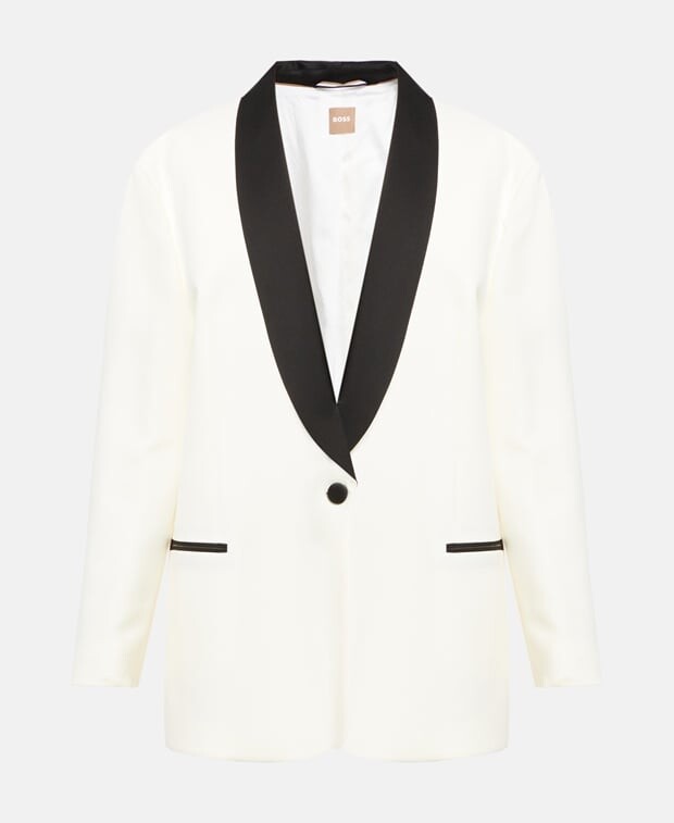 

Шерстяной пиджак Boss, цвет Wool White
