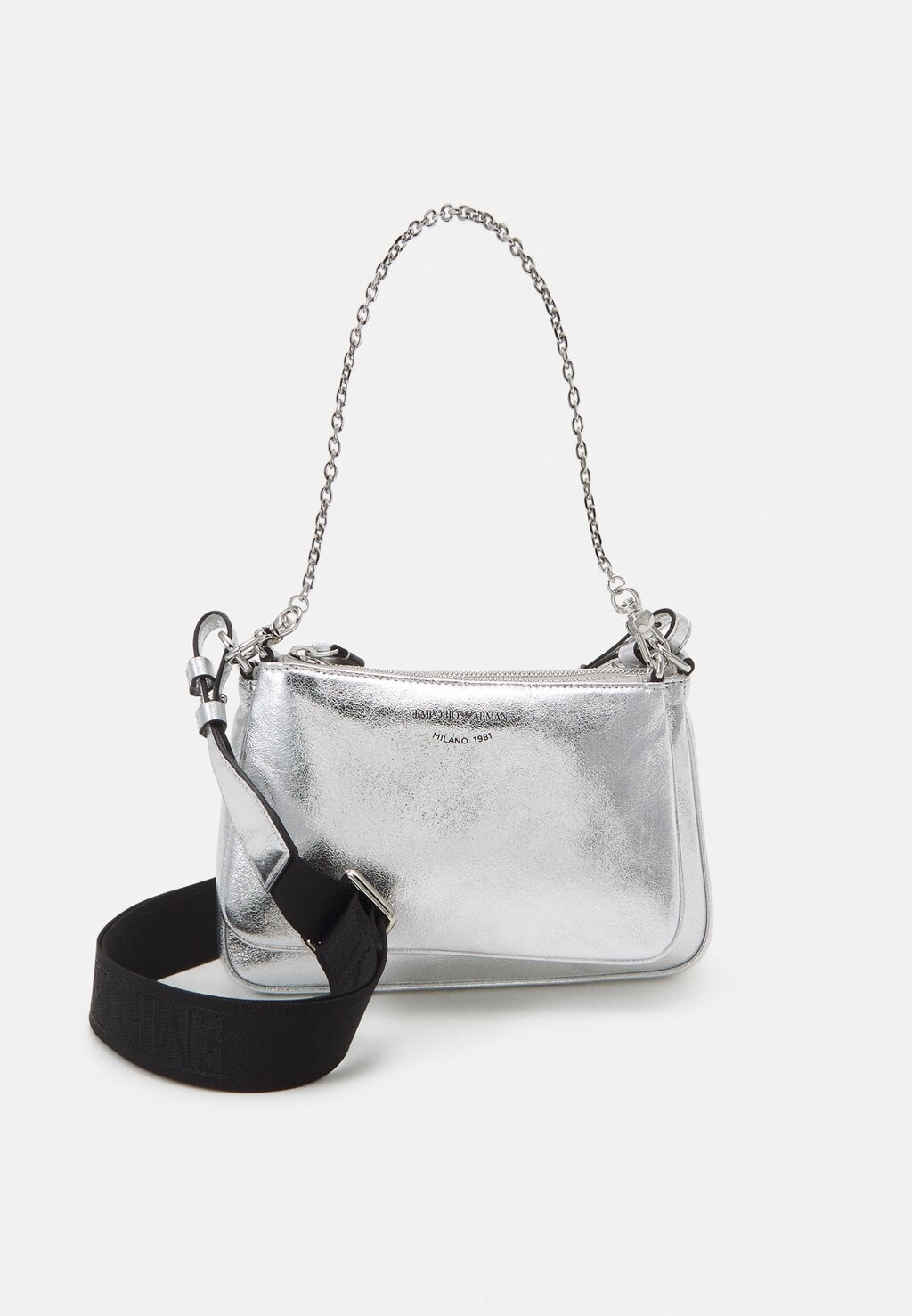 

Сумочка Emporio Armani, серебро