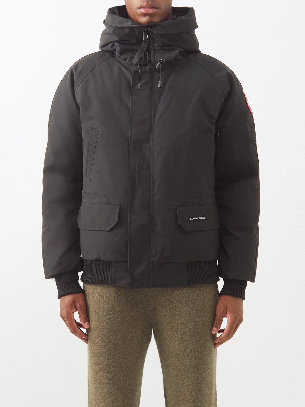 

Пуховик chilliwhack с капюшоном Canada Goose, черный
