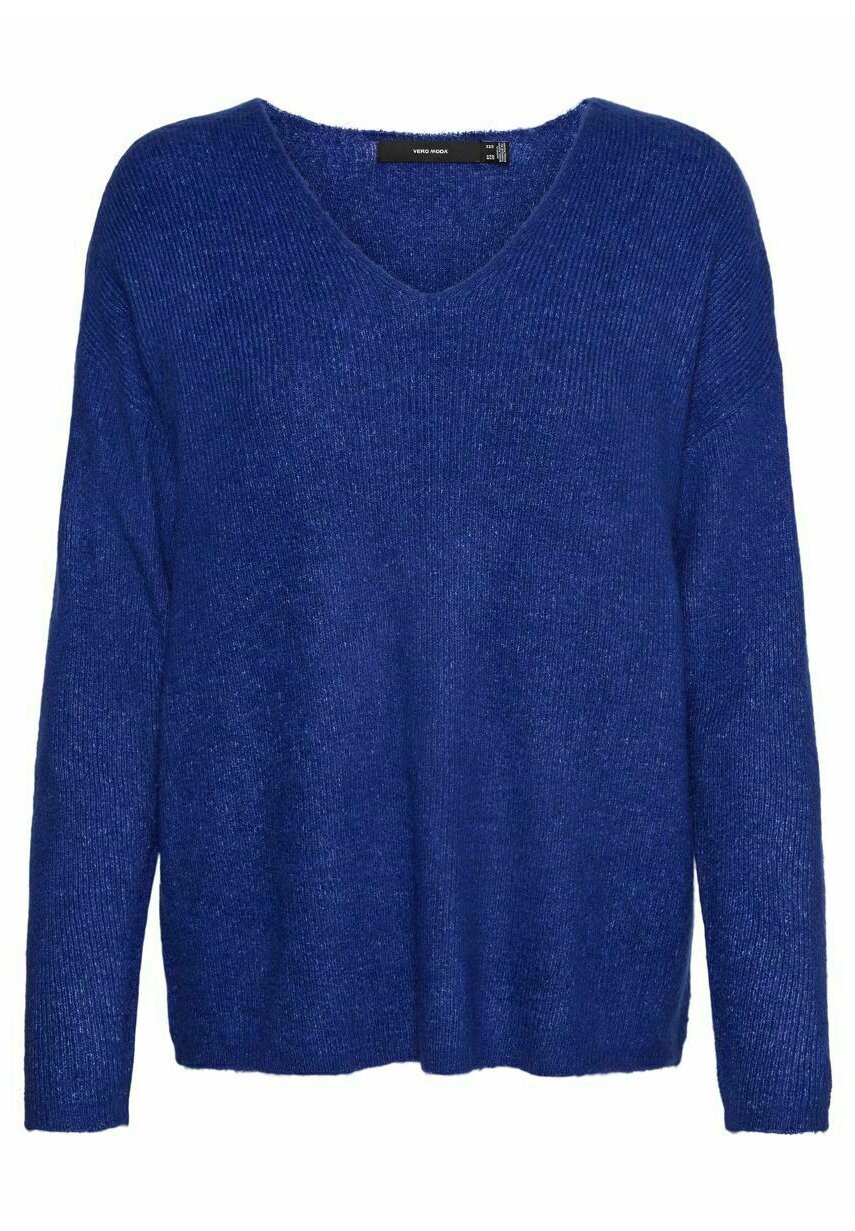 

Джемпер VMCREWLEFILE V-NECK Vero Moda, синий