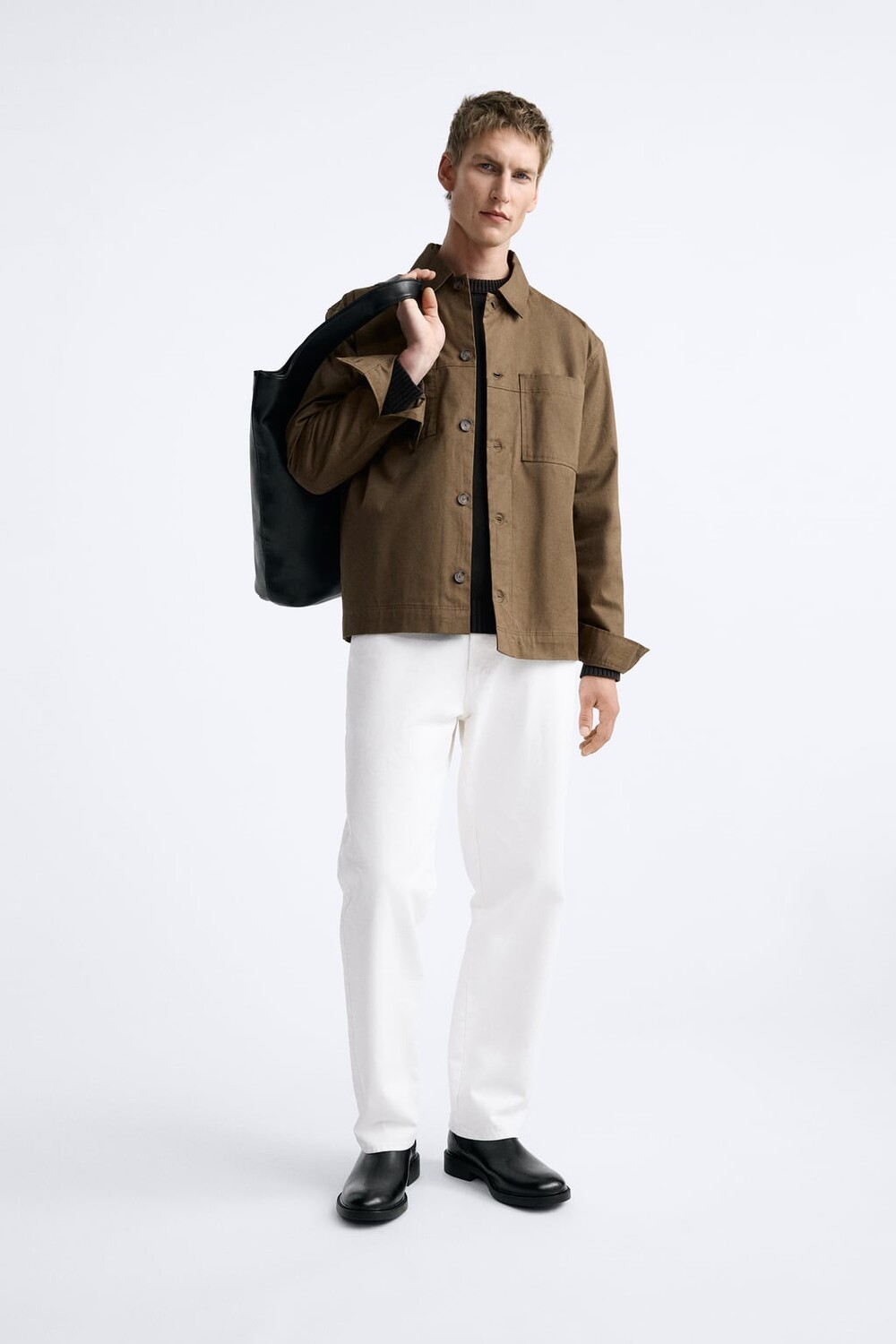 

Ботинки Челси ZARA, черный