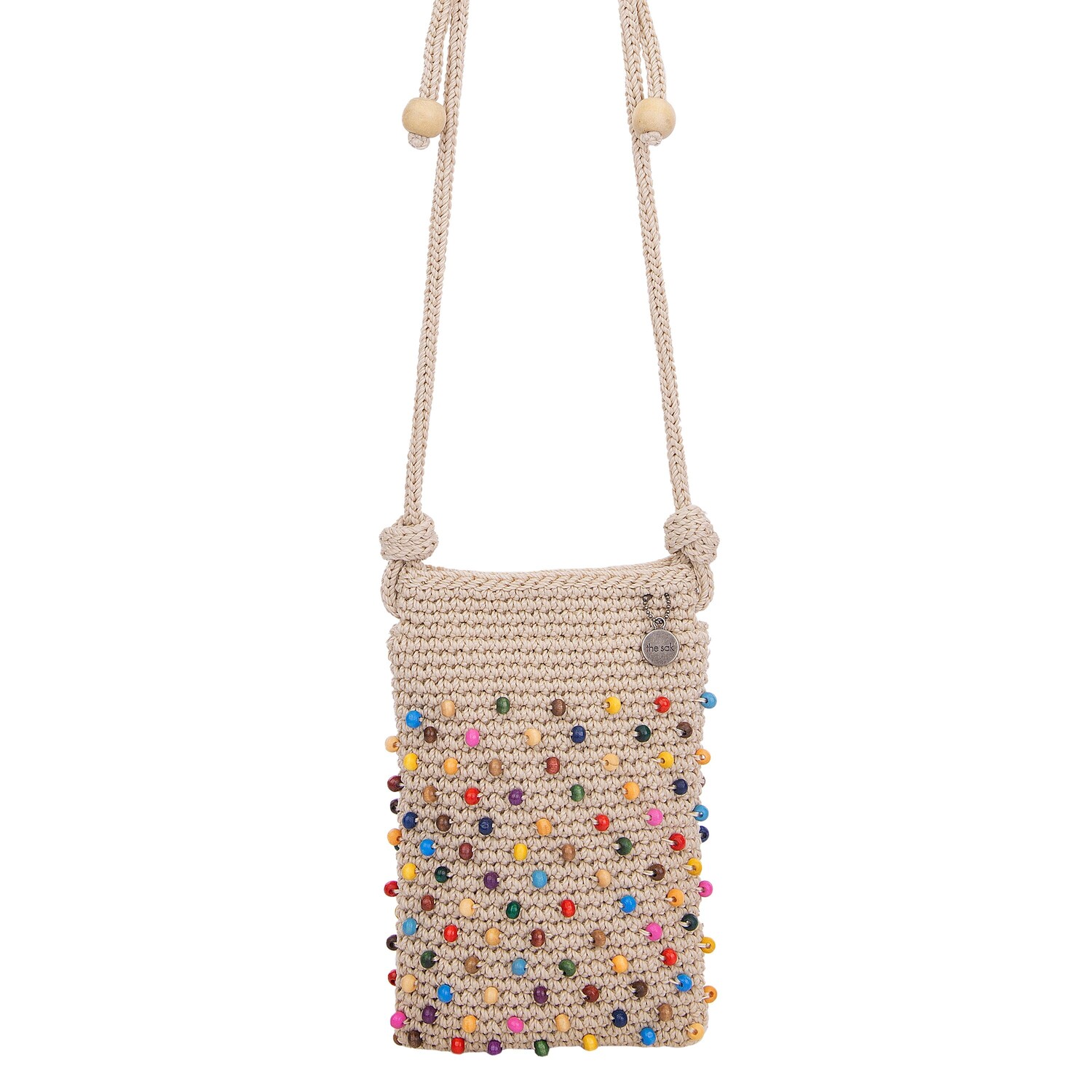 

Мини-кроссбоди Josie The Sak, цвет Hand Crochet - Ecru Multi Beads