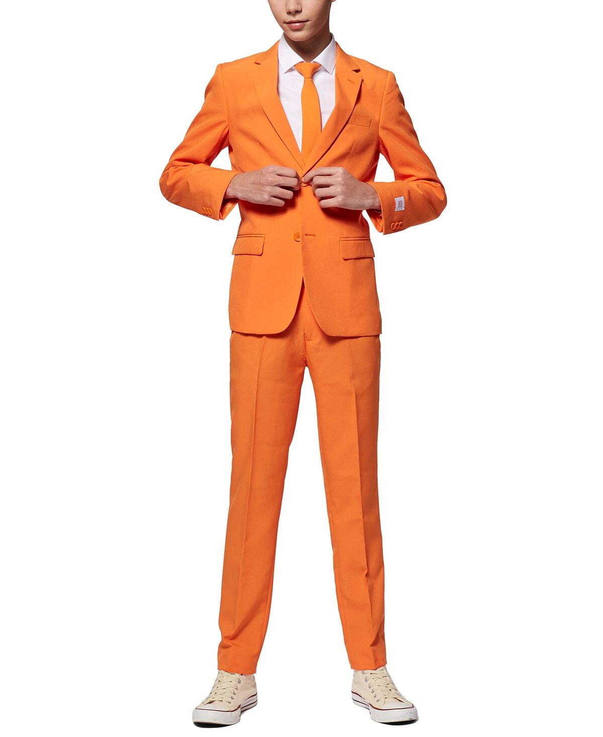 

Комплект из трех предметов для больших мальчиков: однотонный костюм OppoSuits