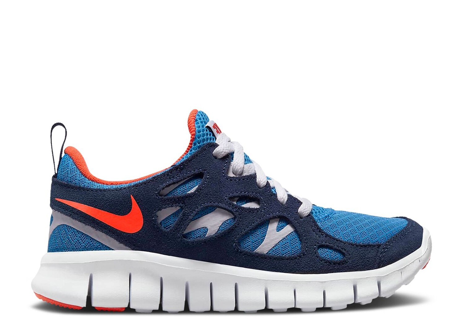 

Кроссовки Nike Free Run 2 Gs 'Light Photo Blue Orange', синий