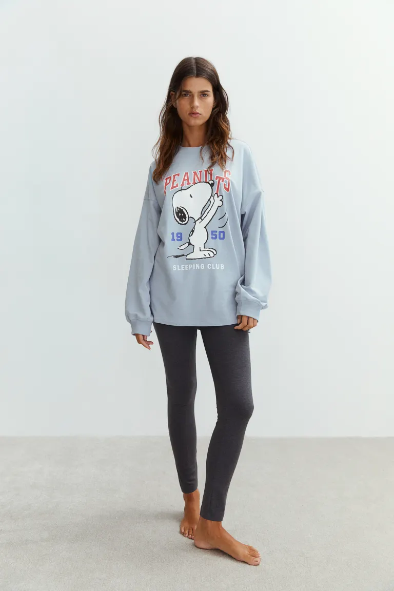 

Пижама со свитшотом и леггинсами H&M, синий