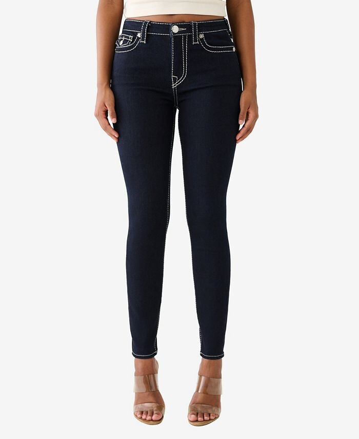 

Женские джинсы скинни Jennie с клапаном Big T True Religion, синий