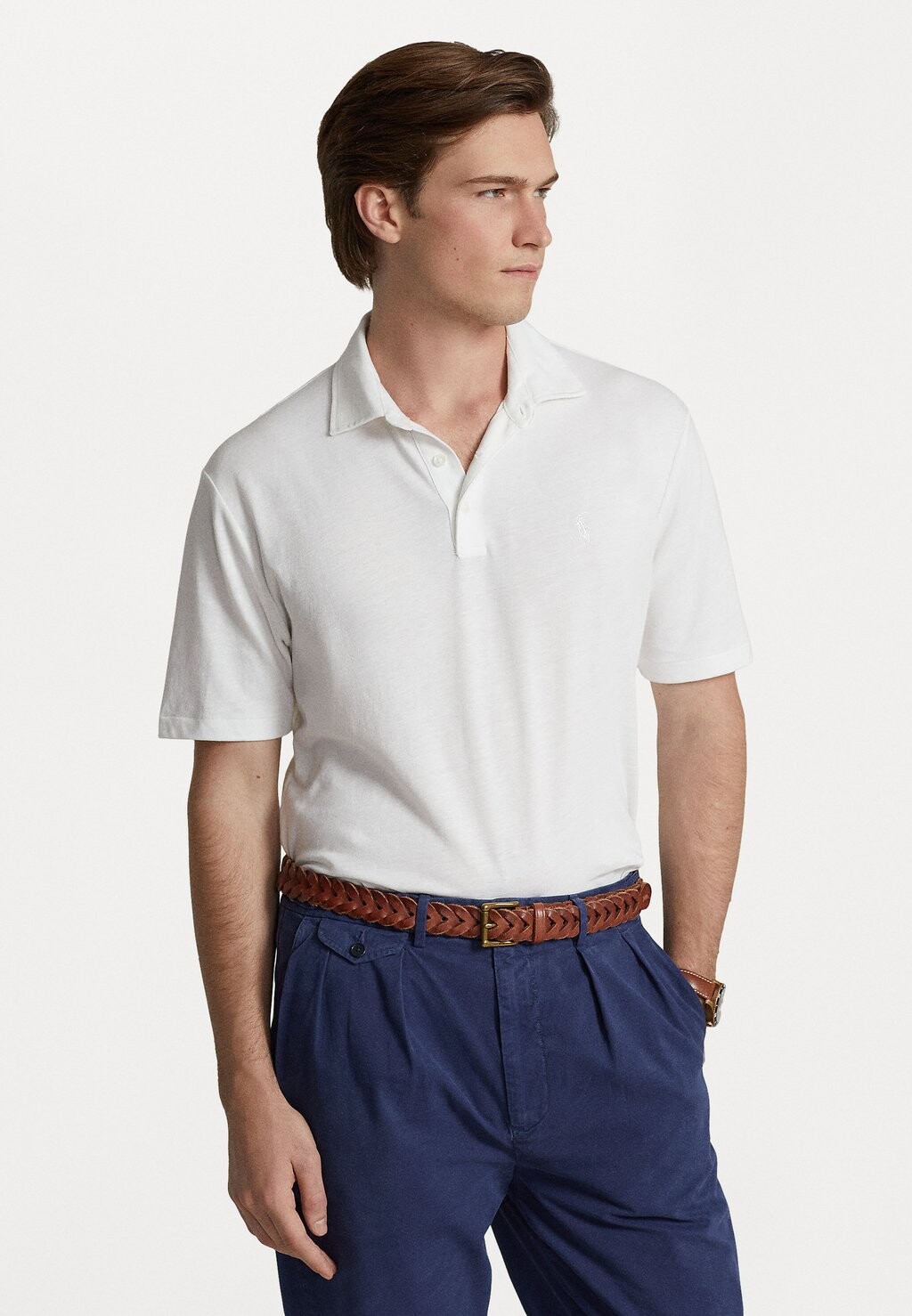 

Рубашка-поло SHORT SLEEVE Polo Ralph Lauren, цвет white