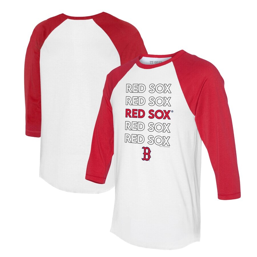 

Футболка с длинным рукавом Tiny Turnip Boston Red Sox, белый