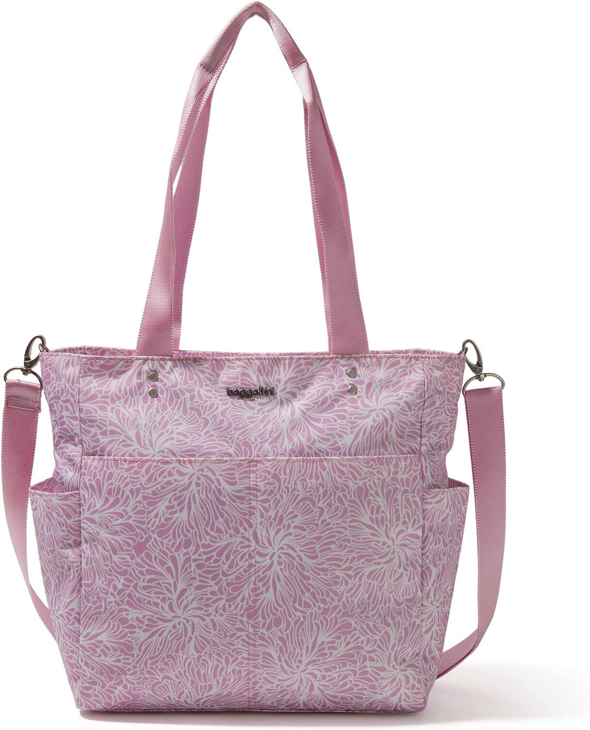 

Сумка Carryall North/South Baggallini, цвет Pink Blossom