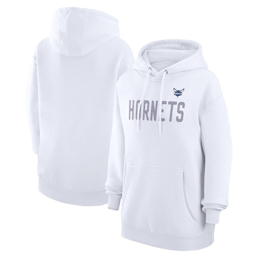 

Пуловер с капюшоном G-III 4Her by Carl Banks Charlotte Hornets, белый