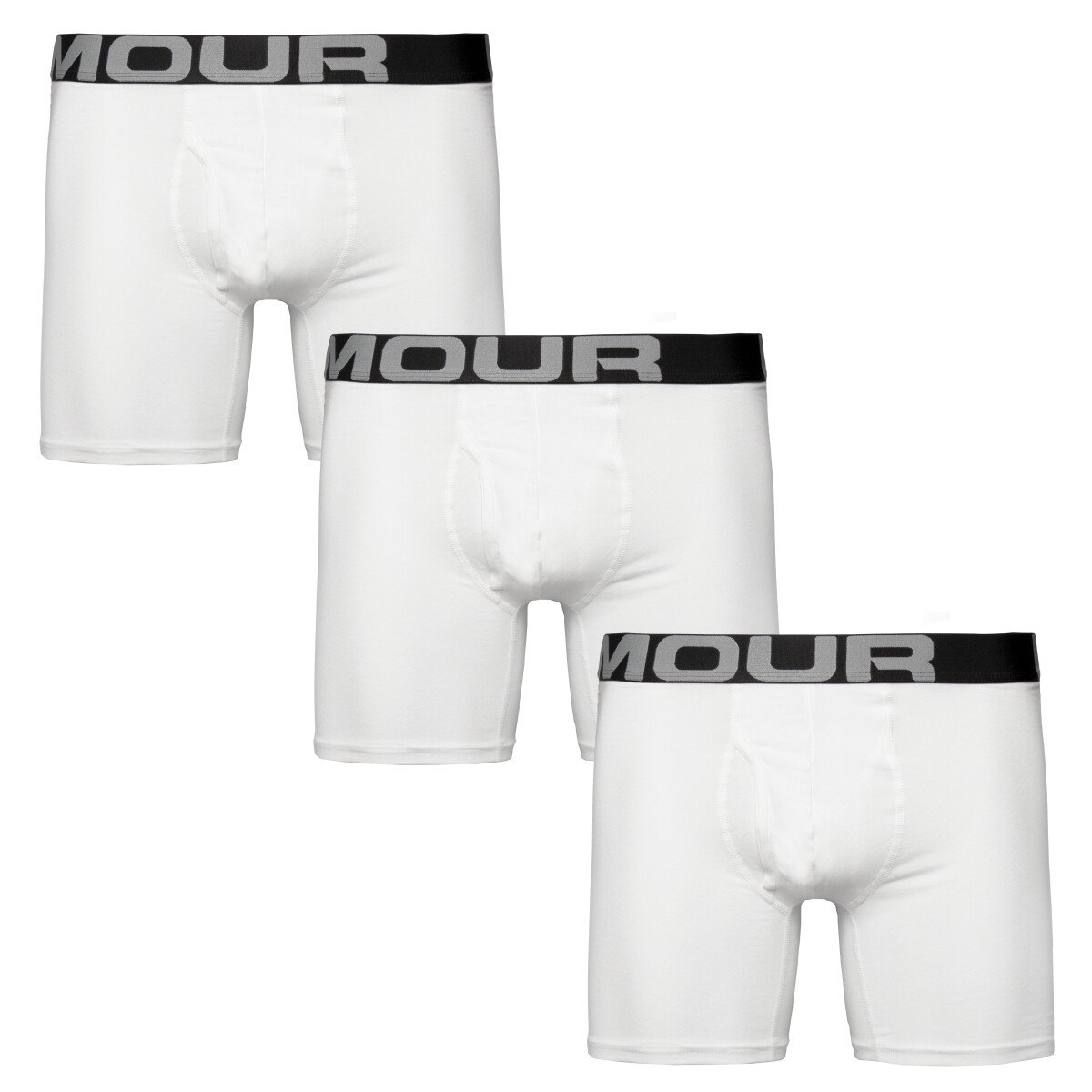 Боксеры Under Armour Boxershorts Charged Cotton 6in 3 Pack, белый трусы мужские under armour charged cotton 6in 3 pack размер 46 48 3 шт 1363617 001