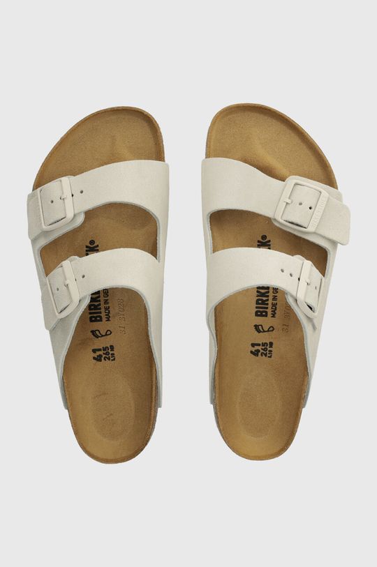 

Замшевые тапочки Arizona Birkenstock, бежевый