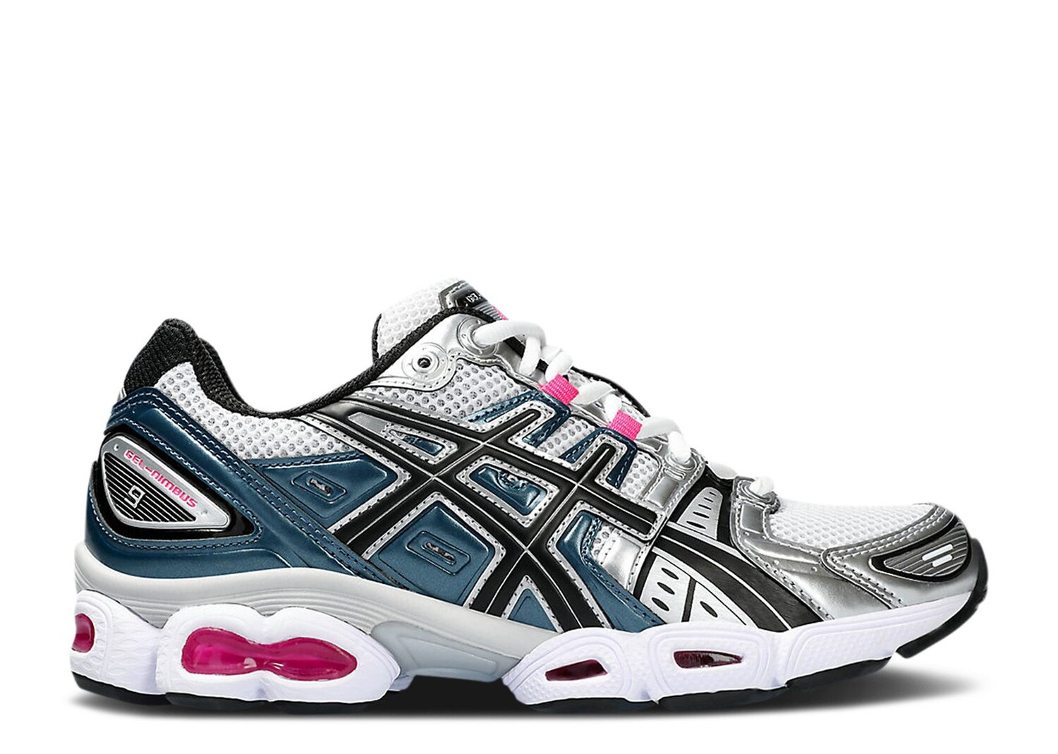 

Кроссовки ASICS Wmns Gel Nimbus 9 'Blue Pink Glo', белый