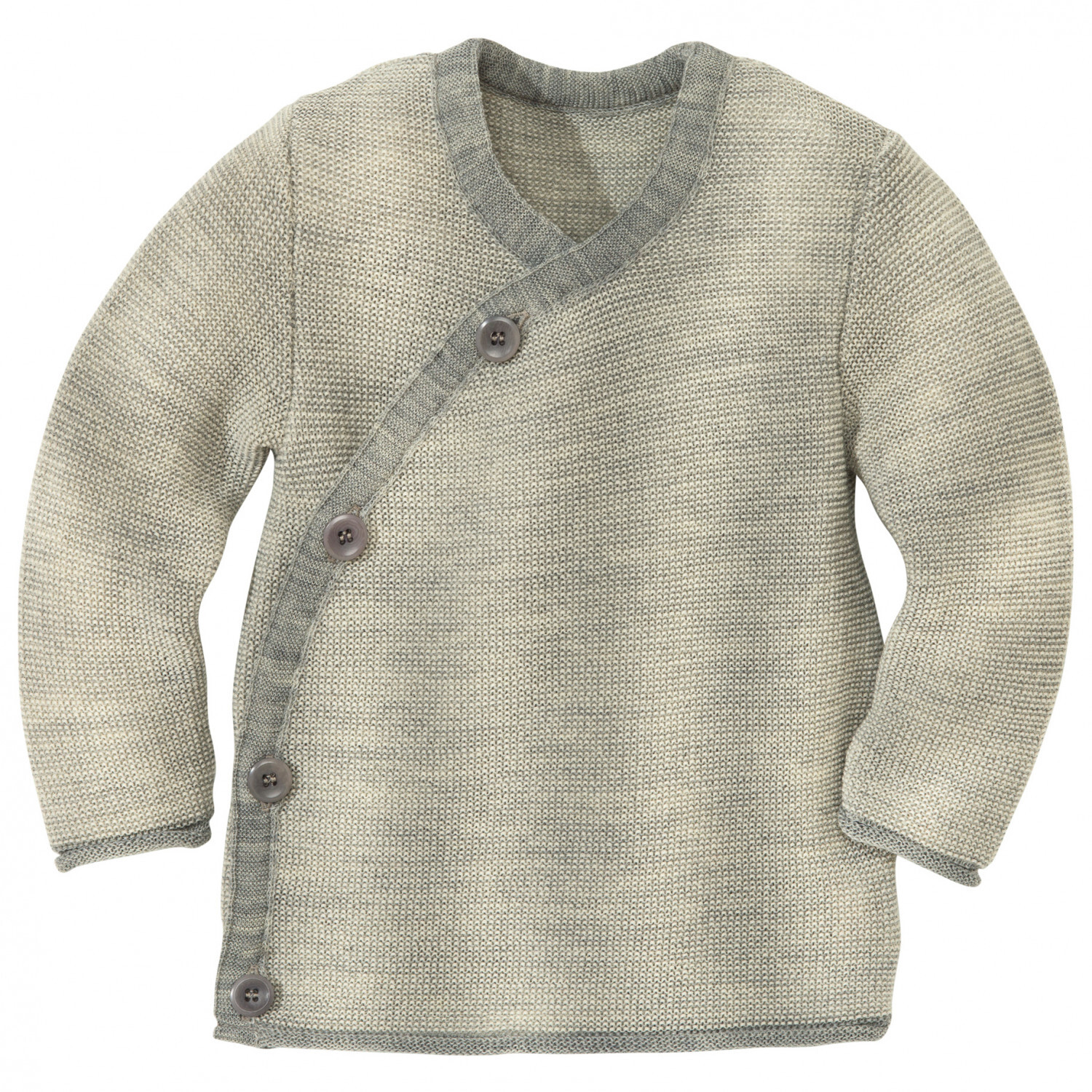 

Куртка из мериноса Disana Kid's Melange Jacke, цвет Grey/Natural