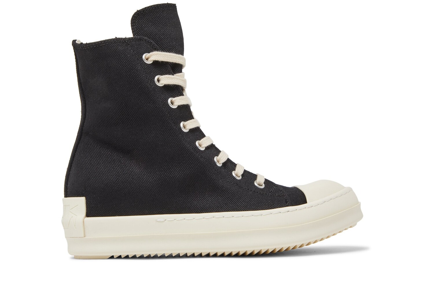 

Высокие кроссовки Rick Owens Wmns DRKSHDW Fogachine Cotton Denim High, черный