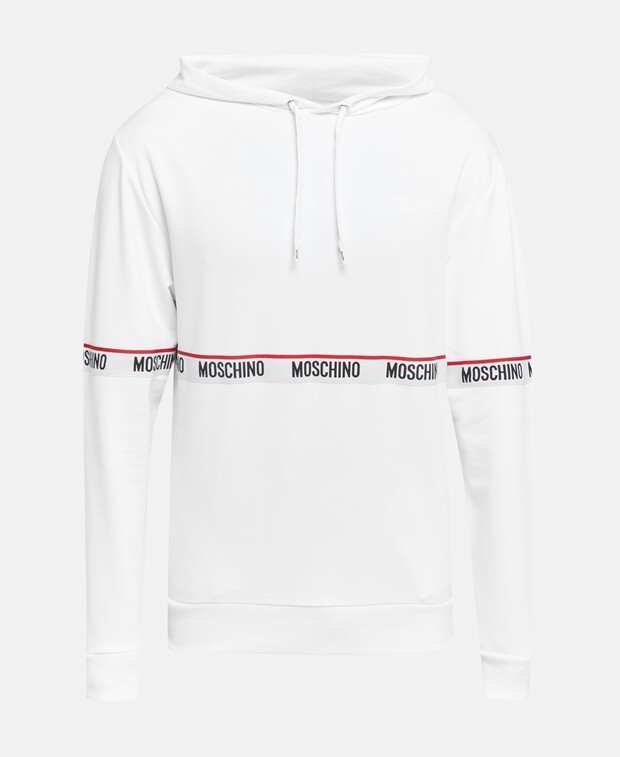 

Худи с капюшоном Moschino Underwear, белый