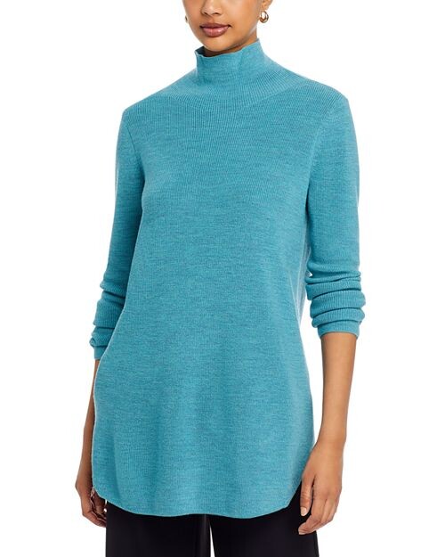 

Шерстяной свитер с высоким воротником Eileen Fisher, цвет White