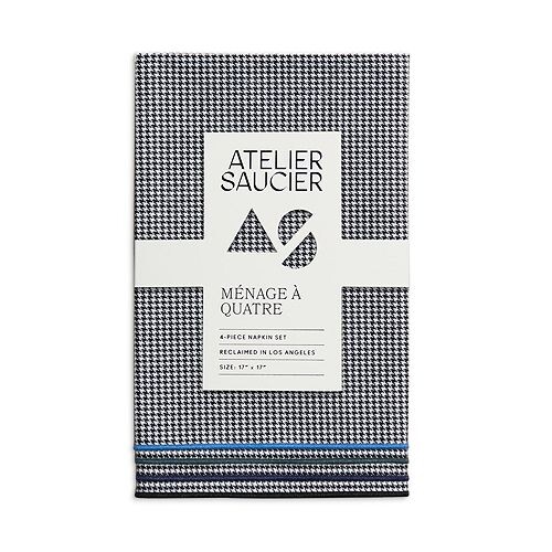 

Салфетки Noir Royale, набор из 4 шт. ATELIER SAUCIER, цвет Black