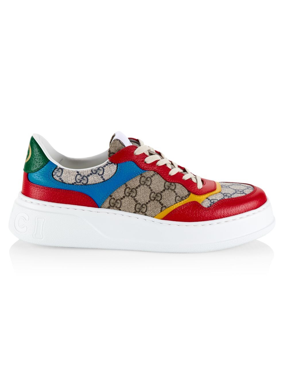 

Низкие кроссовки Chunky B Gucci, бежевый