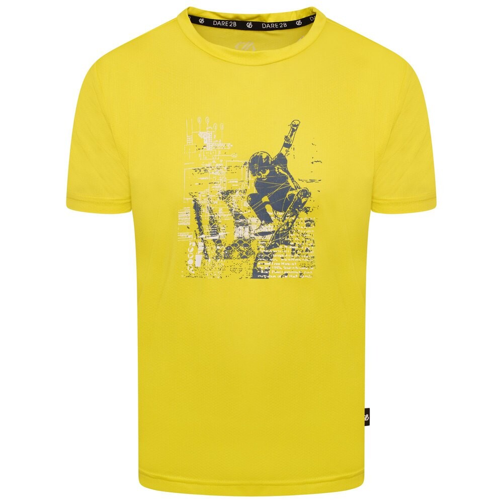 

Футболка с коротким рукавом Dare2B Rightful Graphic Print, желтый