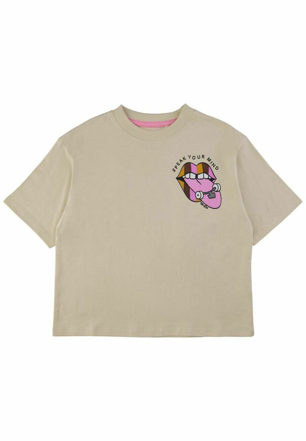 

Футболка с принтом Tnhala Os S_S Tee The New, цвет white swan