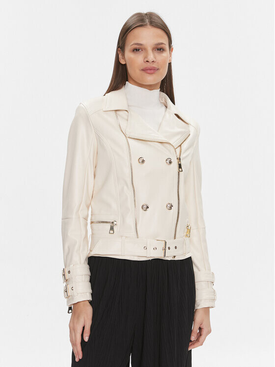 

Куртка из искусственной кожи, стандартного кроя Guess, белый
