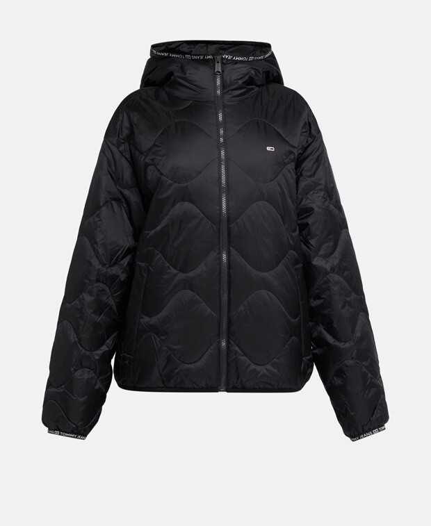 

Стеганая куртка Tommy Jeans, черный