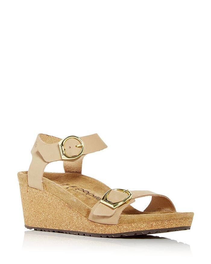 

Женские босоножки на танкетке с пряжкой Papillio Soley Birkenstock