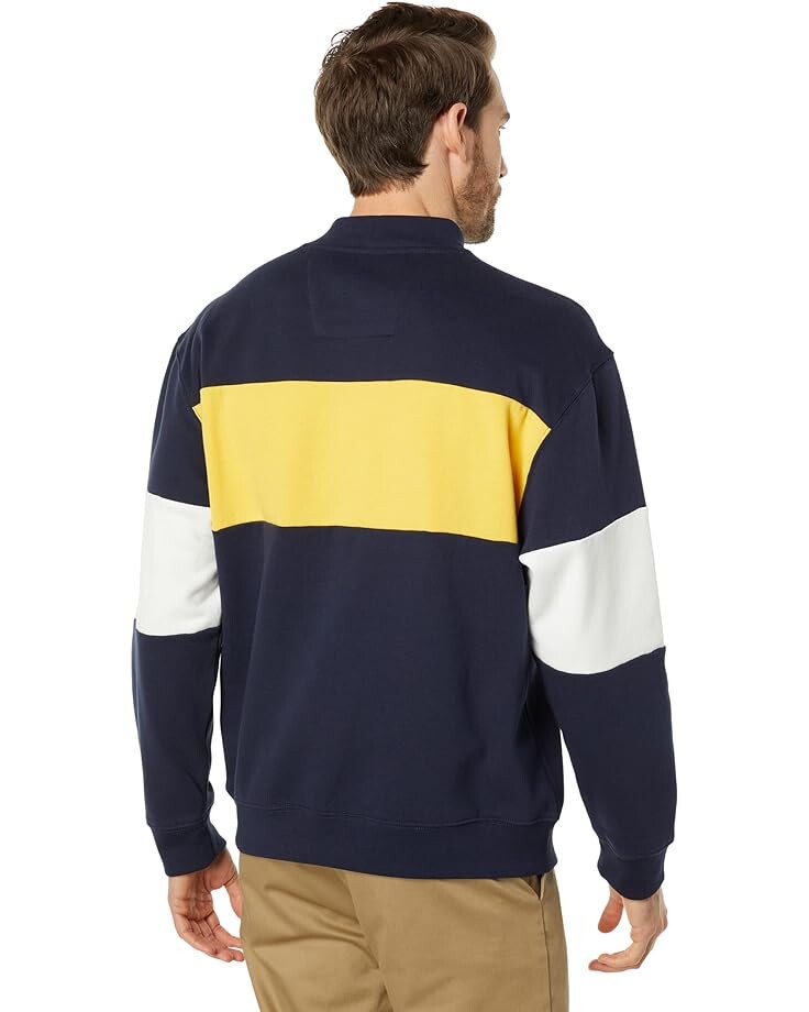 Толстовка Nautica Color-Block Crew Neck Sweatshirt, цвет Navy Seas protels grand seas ex grand seas resort host mark