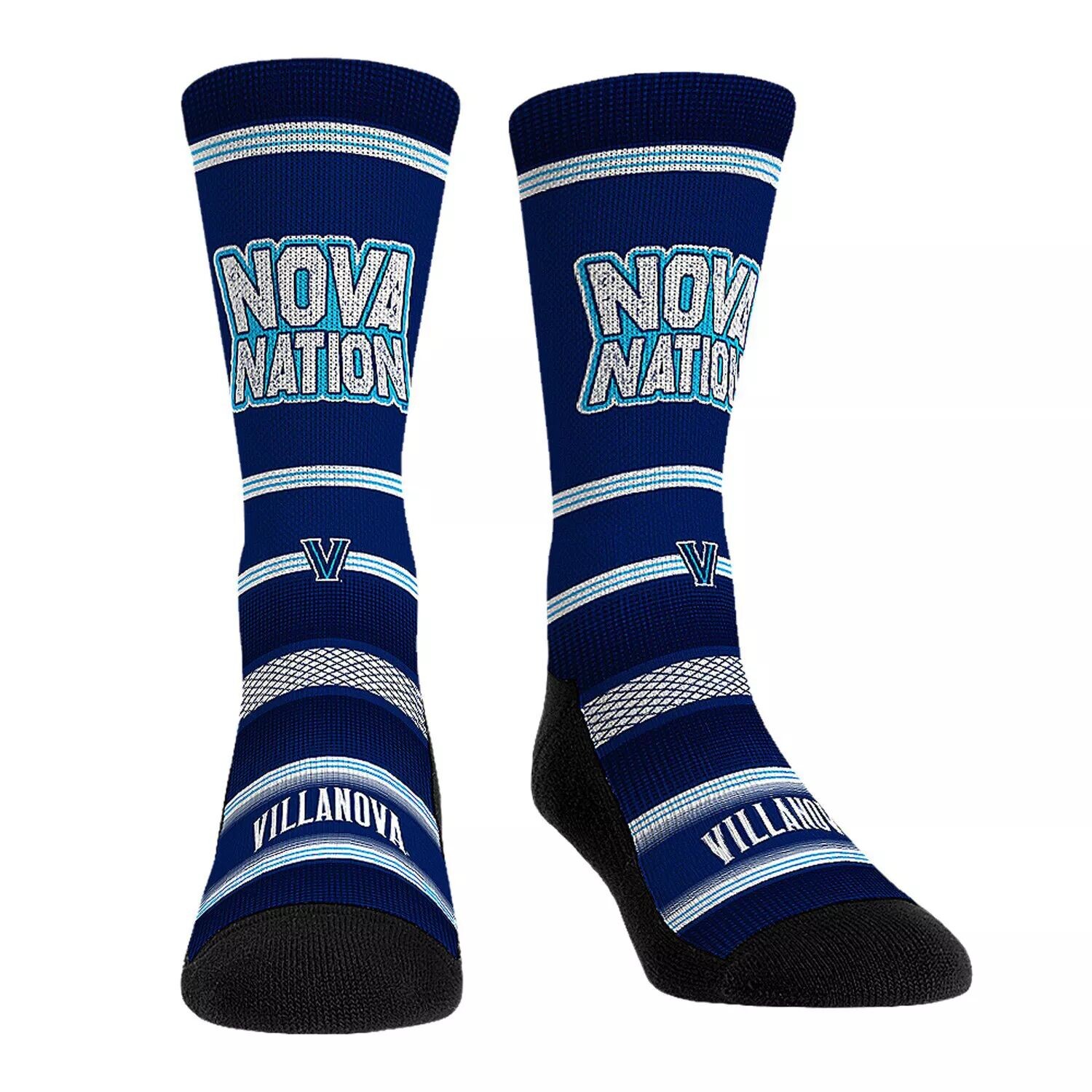 

Носки Youth Rock Em Носки Crew со слоганом команды Villanova Wildcats Unbranded