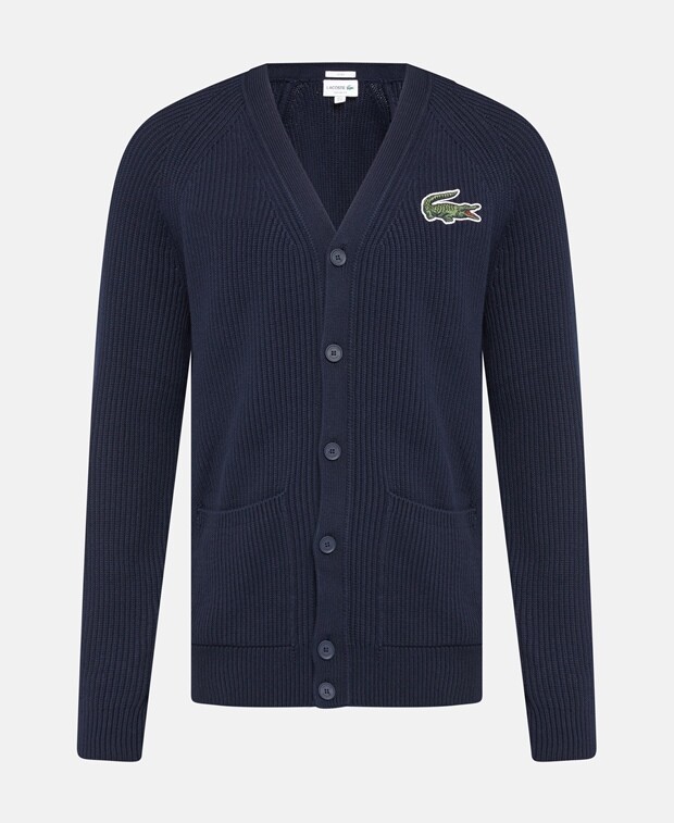 

Кардиган Lacoste, темно-синий
