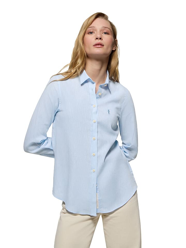 

Блуза Polo Club Rigby Regular fit, голубой