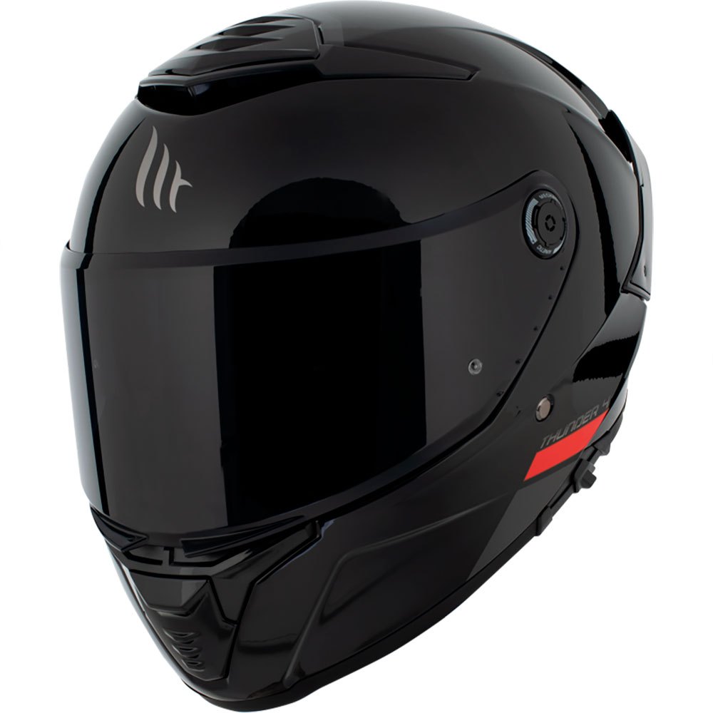 Шлем полнолицевой MT Helmets Thunder 4 SV Solid A1, черный фото