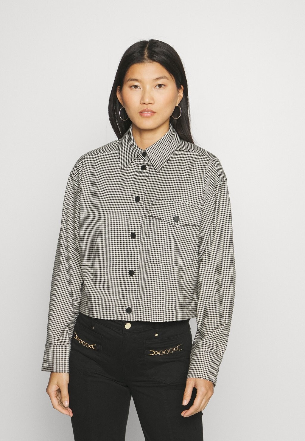 

Куртка Marc O'Polo DENIM КУРТКА VICHY CHECK CHECK PATCHED POCKETS OVERSHIRT, черный