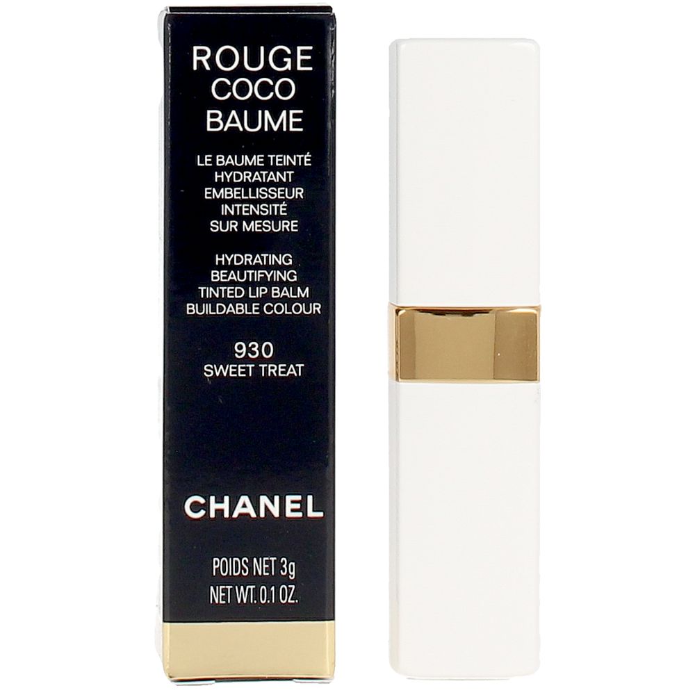 Губная помада Rouge coco baume hydrating conditioning lip balm Chanel, 3,5 г, 930-sweet treat бальзам для тела eau thermale baume fondant corps unctuous body balm 200мл