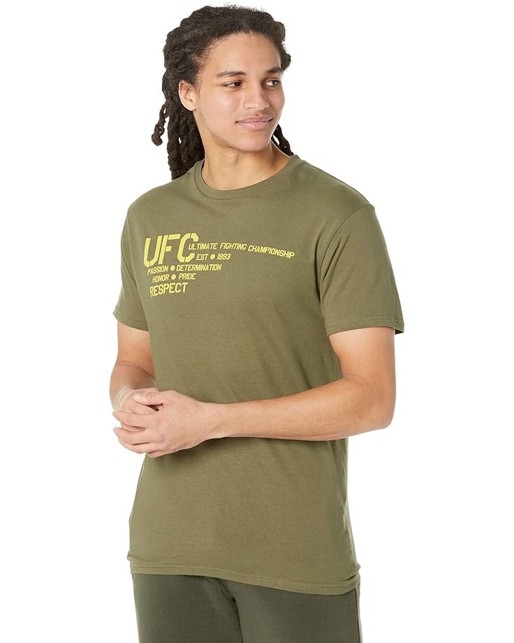 Футболка UFC Respect, цвет Military Green