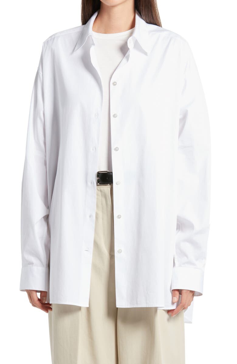 

Рубашка Luka Oversize из мягкого хлопка THE ROW