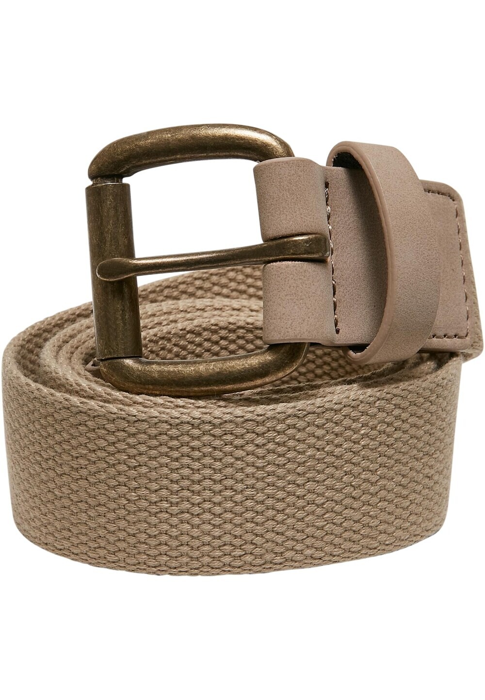 

Ремень Urban Classics Eyelet, бежевый