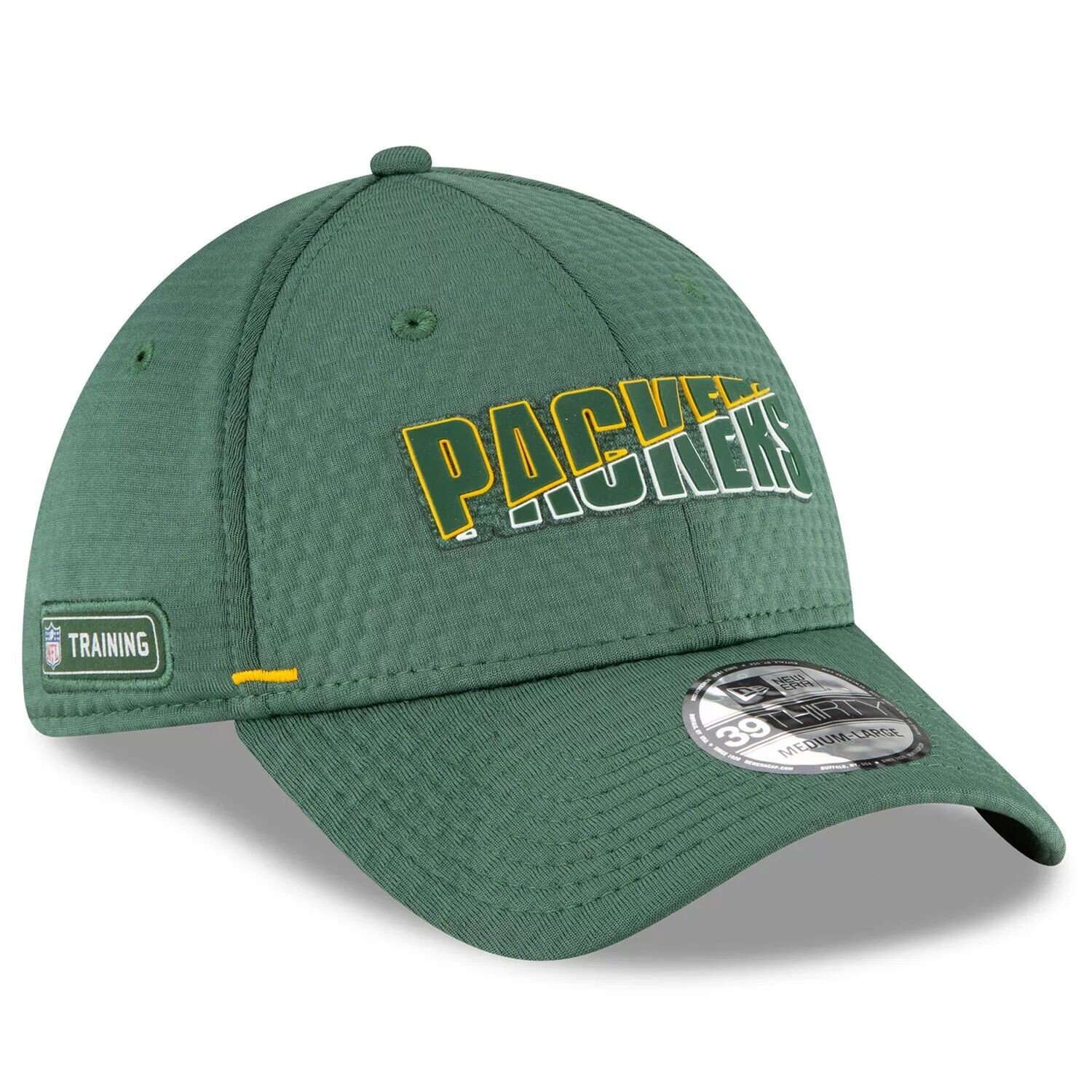 

Мужская кепка New Era Green Green Bay Packers 2020, летняя боковая линия НФЛ, официальная гибкая кепка 39THIRTY