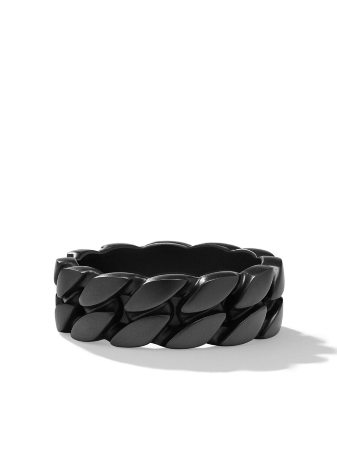 

Кольцо Curb Chain David Yurman, черный