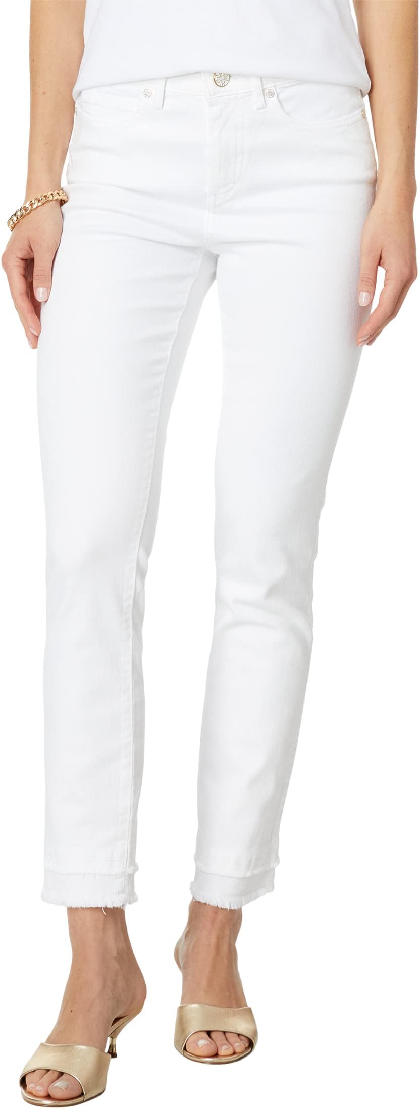 ocean sonic resort Джинсы South Ocean High-Rise Skinny Jeans in Resort White Lilly Pulitzer, цвет Resort White