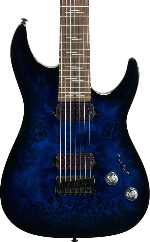 

Электрогитара Schecter Omen Elite 7 7-String Electric Guitar, Trans Blue Burst