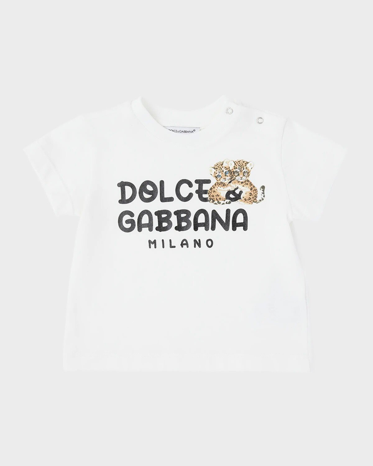 

Футболка с короткими рукавами Tiger Cubs для мальчика, размер 18–30 м Dolce&Gabbana, цвет White