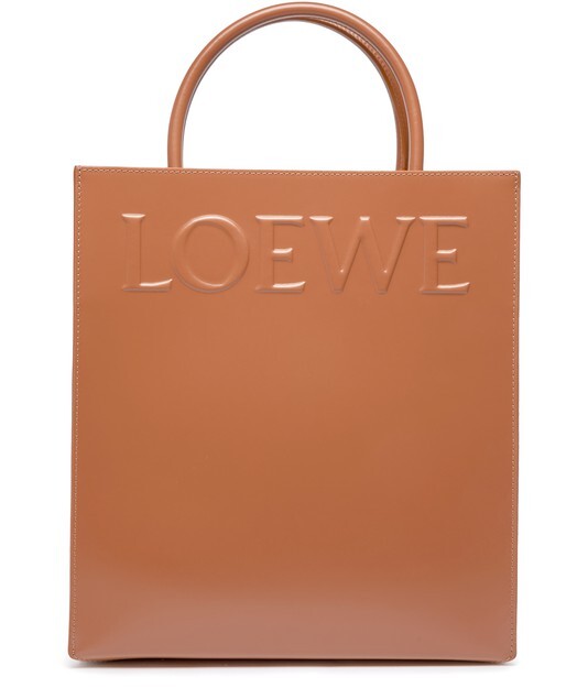 

Маленькая большая сумка с логотипом Loewe, бежевый