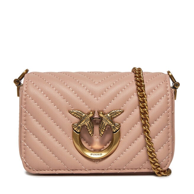 

Сумка Pinko LoveClick Micro, розовый