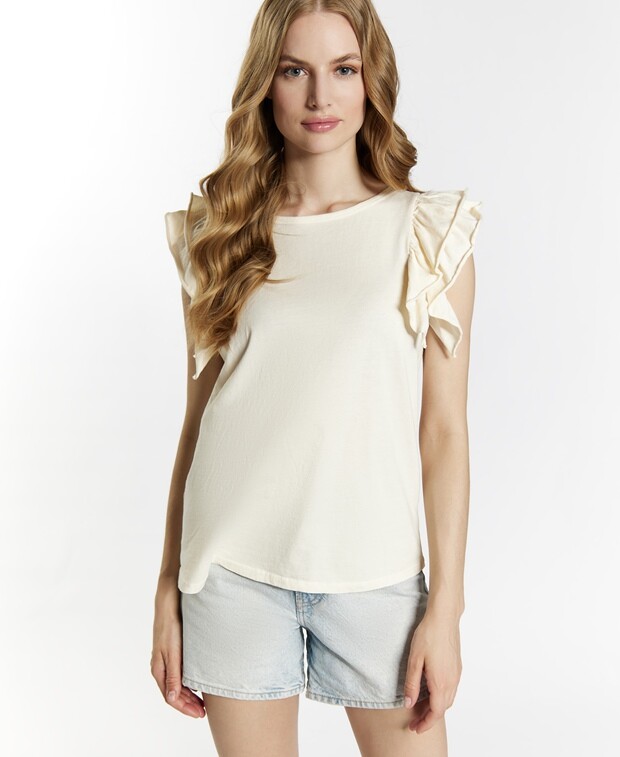 

Футболка Dreimaster, цвет Wool White