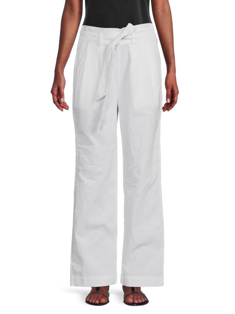 

Брюки из льняной смеси Saks Fifth Avenue, белый