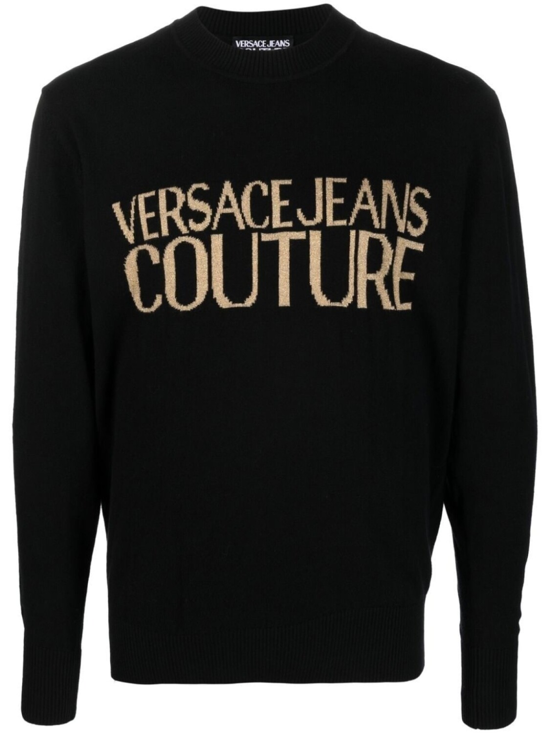 

Versace Jeans Couture свитер с круглым вырезом и логотипом, черный